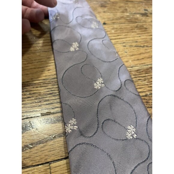 Allea Milano Men’s Tie 100% Silk Bright Colorful Necktie Handmade Italy Purple - Picture 12 of 12